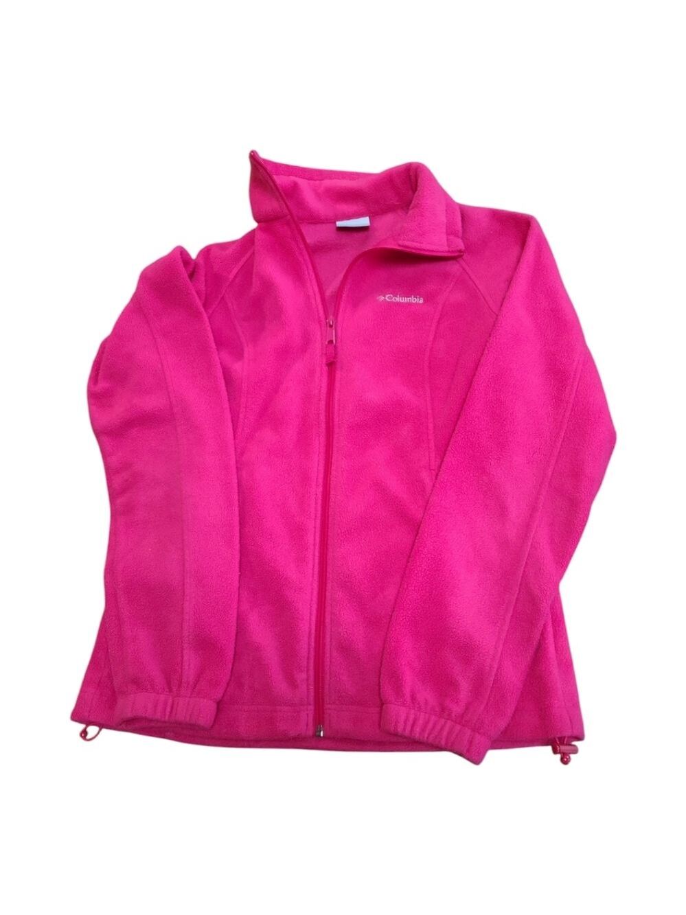Columbia Women's Pink Zip-Up Fleece Jacket Size S - Picture 2 of 7